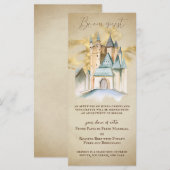 Beauty und das Biest Fairytale Menükarte (Vorne/Hinten)