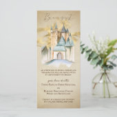 Beauty und das Biest Fairytale Menükarte (Stehend Vorderseite)