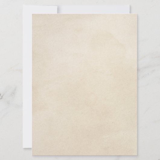 Beauty und das Biest Wasserfarben Fairy Tale Einladung (Rückseite)