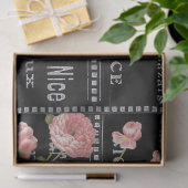 Beauty und Pink Rose Vintag Seidenpapier (Geschenk)