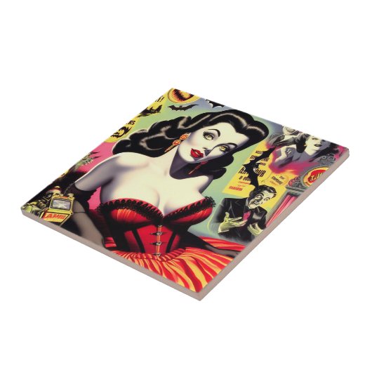 Beauty Vampire Button-up Fliese (Seite)