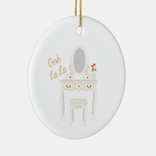 Beauty Vanity Keramik Ornament (Rechts)