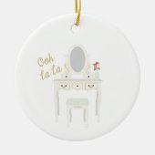 Beauty Vanity Keramik Ornament (Vorne)