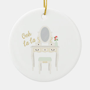 Beauty Vanity Keramik Ornament