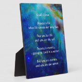 Beauty von Kahlil Gibran Fotoplatte (Seite)