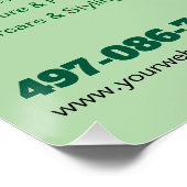 Beauty Wellness-Center Custom Glossy Poster (Ecke)