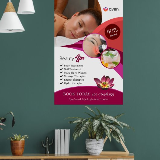 Beauty Wellness-Center Custom Poster (Wohnzimmer 1)