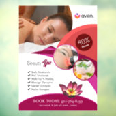 Beauty Wellness-Center Fensterheber Fensteraufkleber (Blatt 3)