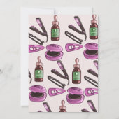 Beauty Wellness-Center Geburtstagsparty Einladung (Rückseite)