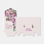 Beauty Wellness-Center Geburtstagsparty Geschenkschachtel (Ungefaltet)
