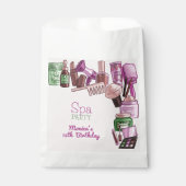 Beauty Wellness-Center Geburtstagsparty Geschenktütchen (Vorderseite)