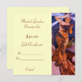 Beauty Wellness-Center Geschenkgutscheine (Vorne/Hinten)