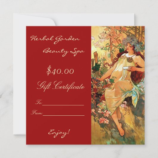 Beauty Wellness-Center Geschenkgutscheine (Vorderseite)