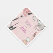 Beauty Wellness-Center mädchenhaft staubige Rose G Serviette (Ecke)