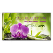 Beauty WELLNESS-CENTER Salon Aromatherapie Massage Magnetische Visitenkarte (Vorderseite)