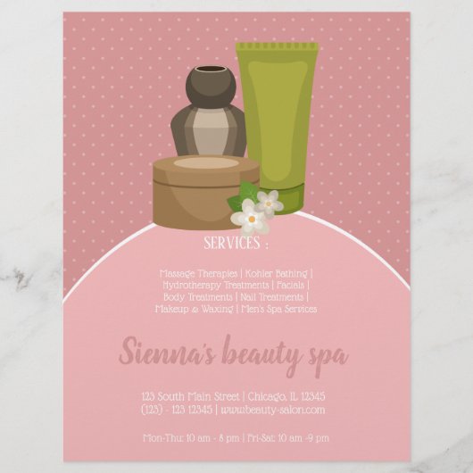 Beauty Wellness-Center Salon Flyer (Vorne)