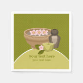 Beauty Wellness-Center Salon Serviette (Vorderseite)