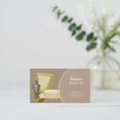 Beauty Wellness-Center Salon Visitenkarte (Stehend Vorderseite)