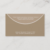 Beauty Wellness-Center Salon Visitenkarte (Rückseite)