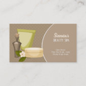 Beauty Wellness-Center Salon Visitenkarte (Vorderseite)