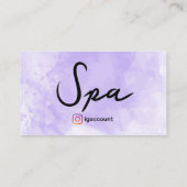 Beauty Wellness-Center Visitenkarte (Rückseite)