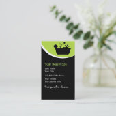 Beauty Wellness-Center Visitenkarten Visitenkarte (Stehend Vorderseite)