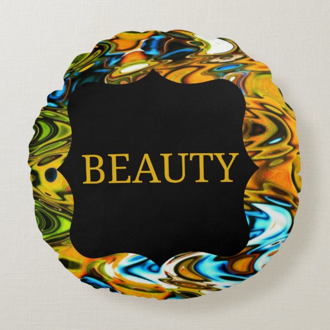 Beauty Wirbel Kissen (Vorderseite)