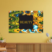 Beauty Wirbel Wall Leinwand (Insitu (Wohnzimmer))