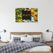 Beauty Wirbel Wall Leinwand (Insitu (Schlafzimmer))
