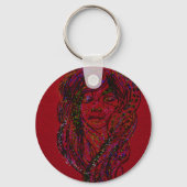 Beauty Within Two Toned Keychain Schlüsselanhänger (Rückseite)