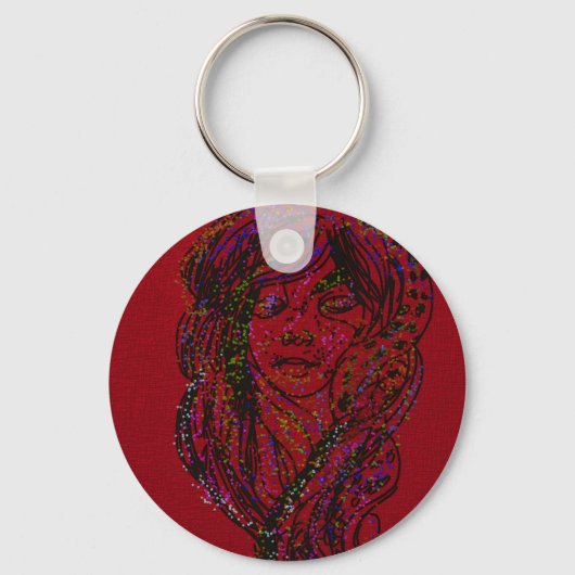 Beauty Within Two Toned Keychain Schlüsselanhänger (Rückseite)