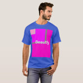 Beautyblau Männer oder Frauen T-Shirt (Vorne ganz)