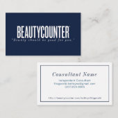 Beautycounter Consultant Business Card (No QR) Visitenkarte (Vorne/Hinten)