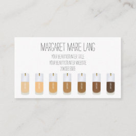 Beautycounter Hand gezeichnet Skin Twin Business C Visitenkarte