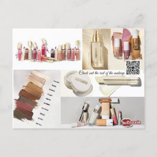 Beautycounter Makeup Info Card Postkarte