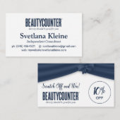 Beautycounter Scratch Off Cards Visitenkarte (Vorne/Hinten)