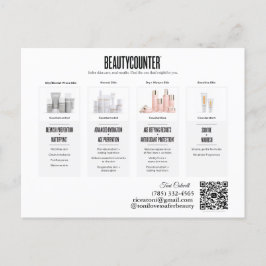 Beautycounter Skincare Regimens Einladung Postcar