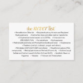 Beautycounter Visitenkarte-Rosa Visitenkarte (Rückseite)