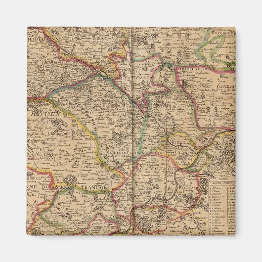 Beauvais Frankreich Magnet (Vorne)