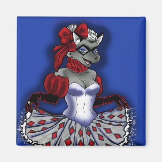 Beaux Arts Cat Magnet (Vorne)