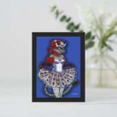 Beaux Arts Cat Postkarte (Stehend Vorderseite)