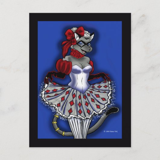Beaux Arts Cat Postkarte (Vorderseite)