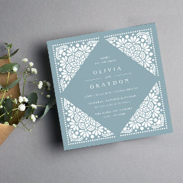 Beaux Arts Square Einladung zur Hochzeit | Tourmal