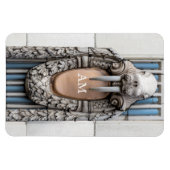 Beaux Arts Walrus Skulptur Custom Monogram Magnet (Horizontal)