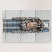 Beaux Arts Walrus Skulptur Custom Monogram Puzzle (Horizontal)