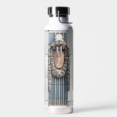 Beaux Arts Walrus Skulptur Custom Monogram Trinkflasche (Links)