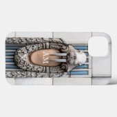 Beaux Arts Walrus Skulptur Custom Monogramm Case-Mate iPhone Hülle (Rückseite (Horizontal))