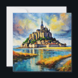 BEAUX Le Mont-Saint Michel Feiertagskarte<br><div class="desc">Karte des Mont-Saint Michel</div>