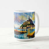 BEAUX Le Mont-Saint Michel individuell anpassbar Kaffeetasse (VorderseiteRechts)