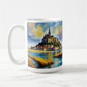 BEAUX Le Mont-Saint Michel individuell anpassbar Kaffeetasse (Links)